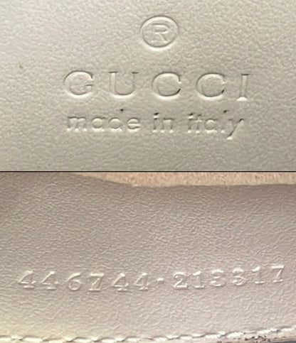 GUCCI チェーンショルダーバッグ 斜め掛け 肩掛け GGマーモント 446744 213317 レディース グッチ