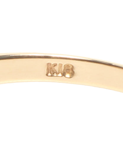 リング 指輪 K18 パール ダイヤ0.02ct レディース SIZE 16号