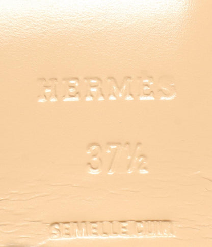 HERMES オープントゥ ショートブーツ サマーブーツ レディース SIZE 37 1/2 エルメス