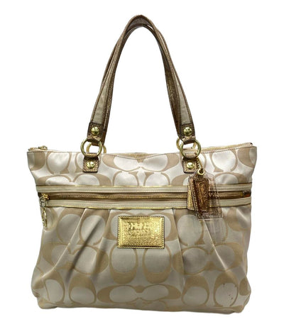 COACH トートバッグ ショルダーバッグ 肩掛け ラージシグネチャー 15316 レディース コーチ