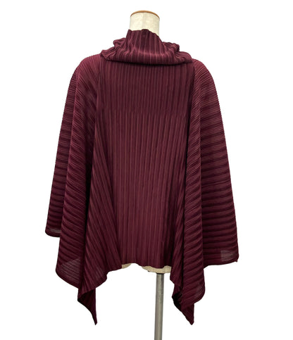 美品 PLEATS PLEASE ポンチョ プリーツ PP83-F0344 レディース プリーツプリーズ