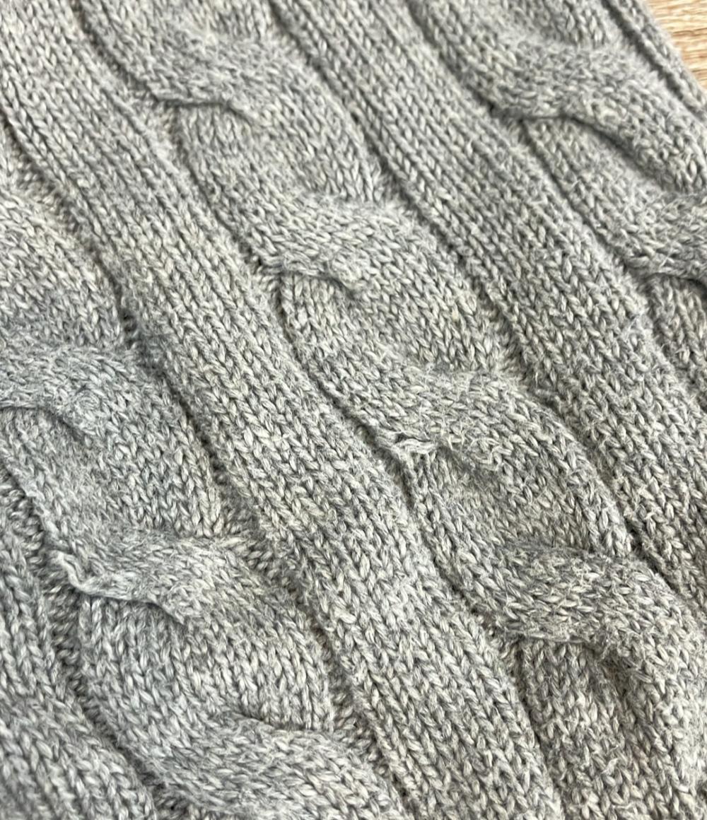 RALPH LAUREN 長袖ニット ケーブル ポニー刺繍 メンズ SIZE M ラルフローレン