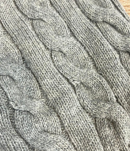 RALPH LAUREN 長袖ニット ケーブル ポニー刺繍 メンズ SIZE M ラルフローレン