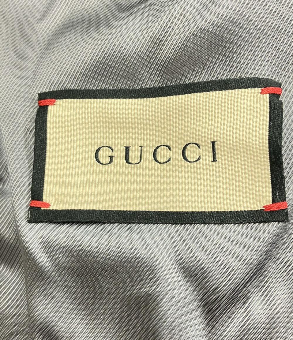 美品 グッチ テーラードジャケット ヘリンボーン 711458 レディース SIZE 36 (XS) GUCCI