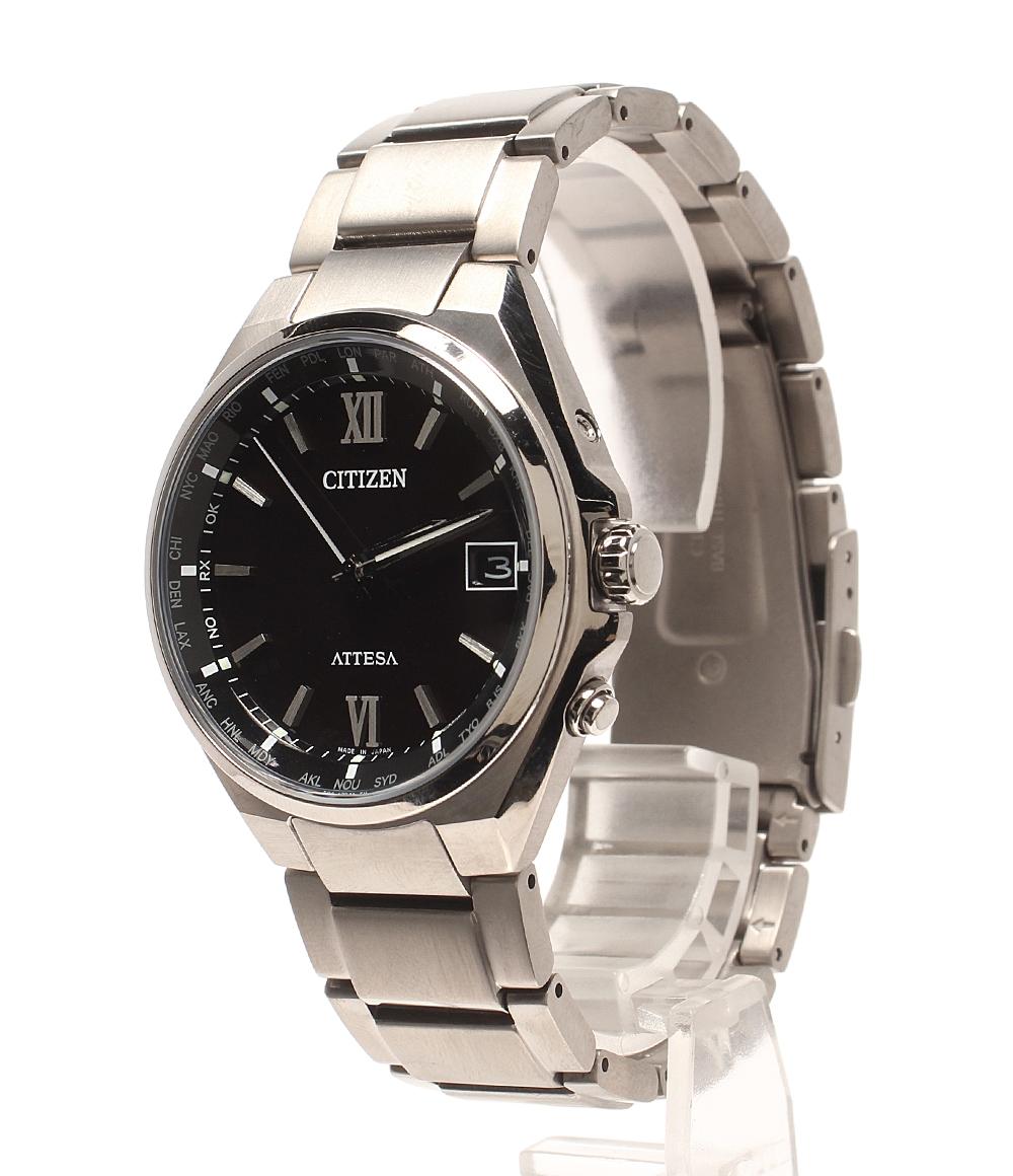 CITIZEN 腕時計 アテッサ ATTESA ソーラー ブラック H149-S125626