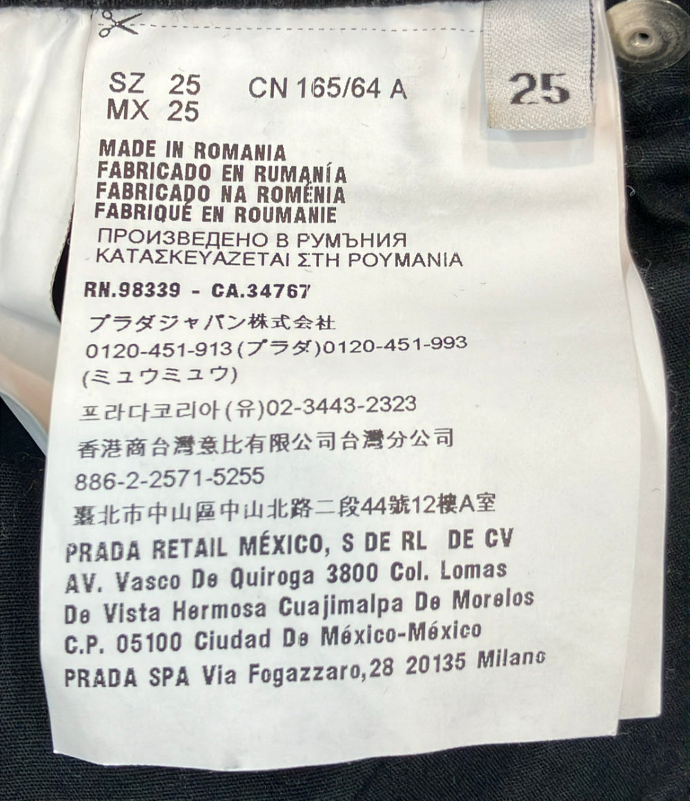 PRADA ブラックデニムパンツ レディース SIZE 25 (S) プラダ