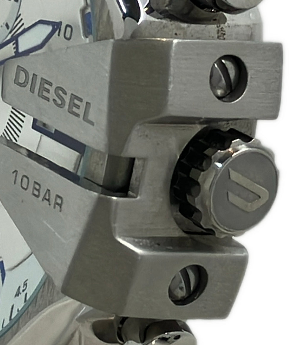 美品 DIESEL 腕時計 クオーツ DZ-4477 メンズ ディーゼル
