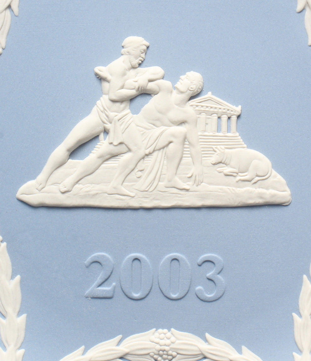 WEDGWOOD イヤープレート 飾り皿 18cm ジャスパー 2003 ウエッジウッド