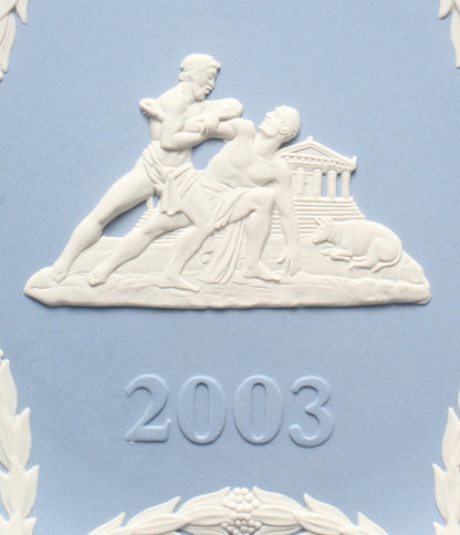 WEDGWOOD イヤープレート 飾り皿 18cm ジャスパー 2003 ウエッジウッド