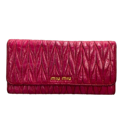 Miu Miu 長財布 マテラッセ レディース ミュウ ミュウ