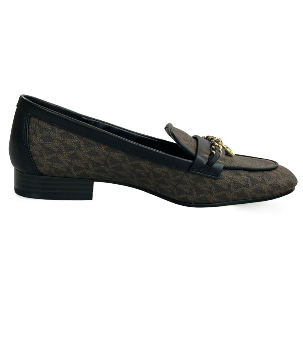 MICHAEL KORS ローファー ブラック/ブラウン マイケルコース ローファー レディース SIZE 8 (XL) MICHAEL KORS