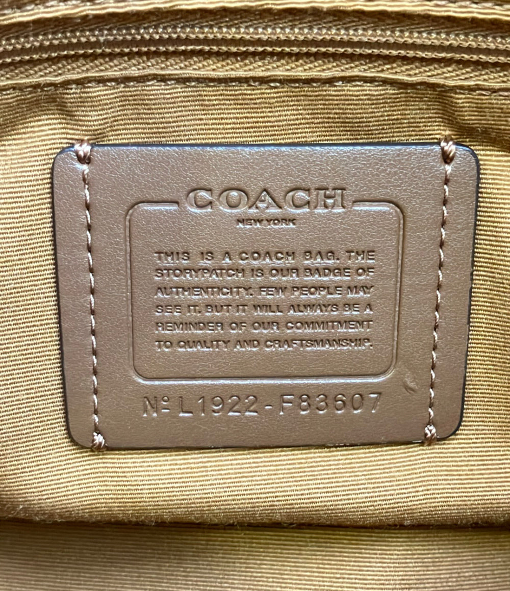 COACH 2way ハンドバッグ ショルダーバッグ 肩掛け 斜め掛け シグネチャー L1922-F83607 レディース コーチ
