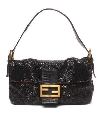 訳あり FENDI ハンドバッグ ショルダーバッグ 肩掛け ビーズ マンマバケット レディース フェンディ