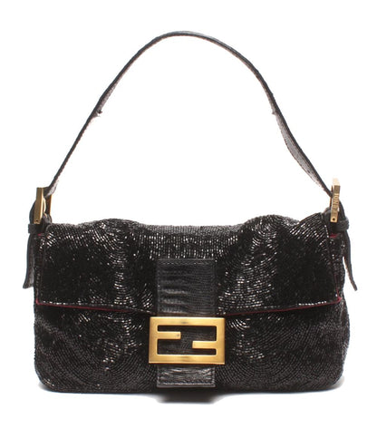 訳あり FENDI ハンドバッグ ショルダーバッグ 肩掛け ビーズ マンマバケット レディース フェンディ