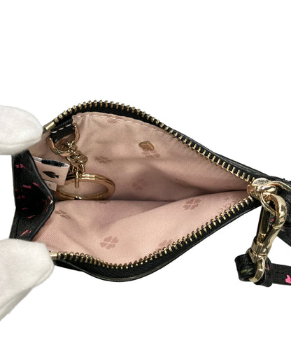 美品 Kate Spade コインケース パスケース キーリング付き レディース ケイトスペード