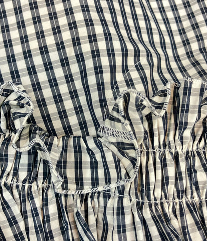UNITED ARROWS フレアスカート ティアード チェック フリル ギャザー 1524-162-5140 レディース SIZE 38 (M) ユナイテッドアローズ