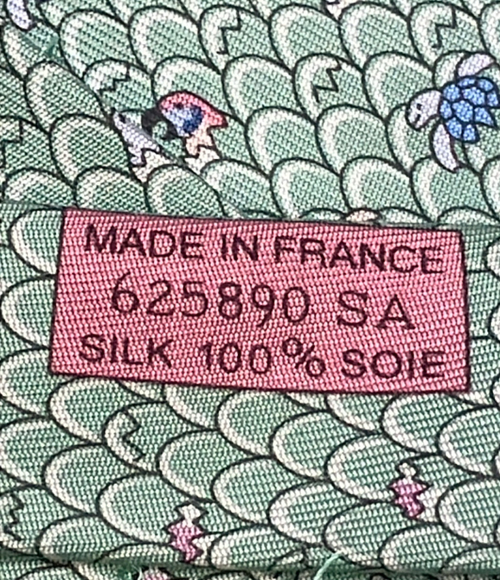 HERMES ネクタイ シルク100% メンズ エルメス