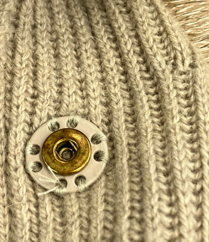 'S Max Mara 長袖カーディガン ファー付き ニット ロング レディース SIZE M エス マックスマーラ