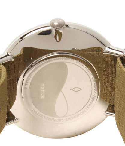 美品 nordgreen 腕時計 クオーツ ホワイト レディース メンズ ノードグリーン