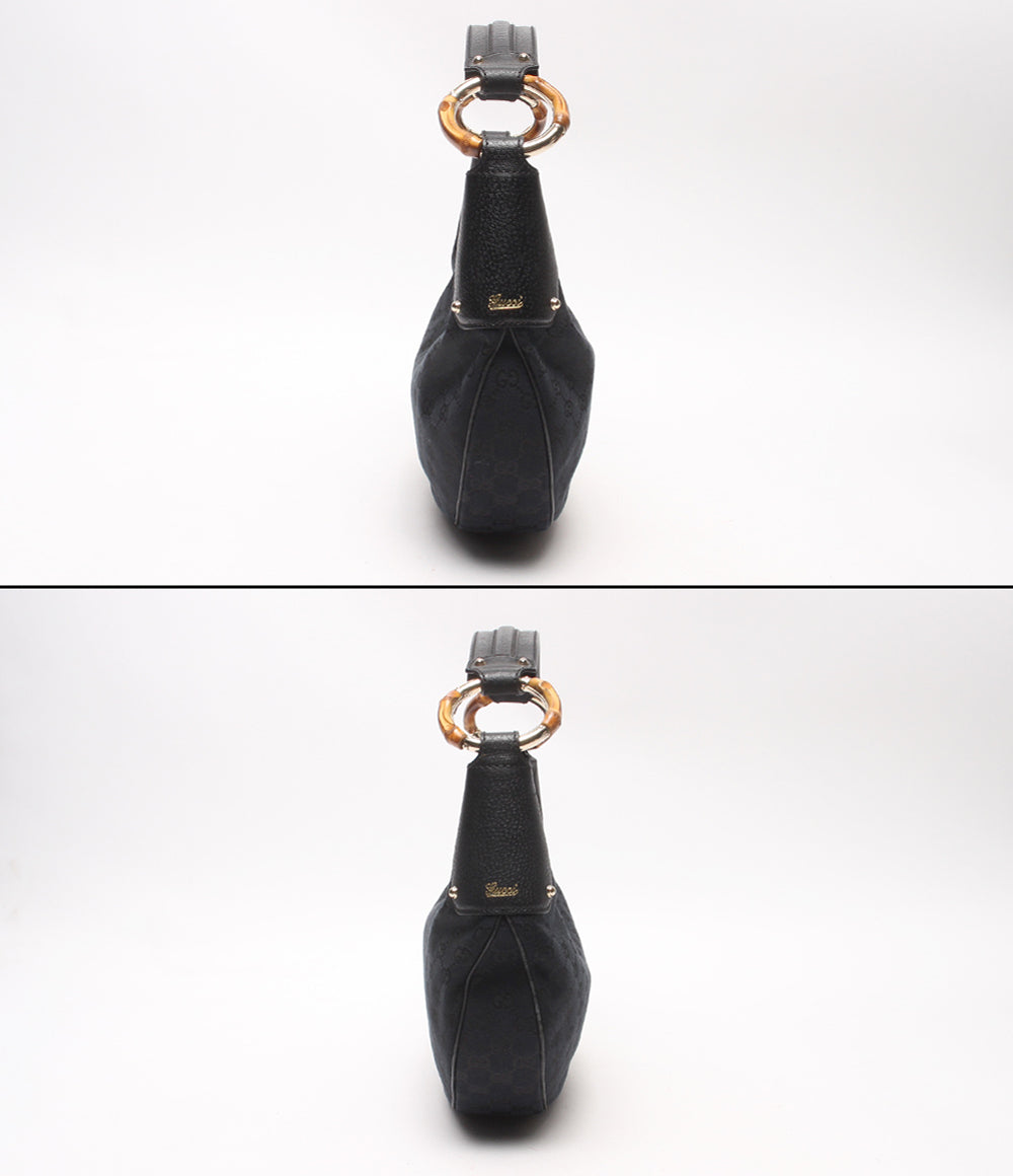 GUCCI ショルダーバッグ 肩掛け バンブー GGキャンバス ワンショルダー 137577 205011 レディース グッチ