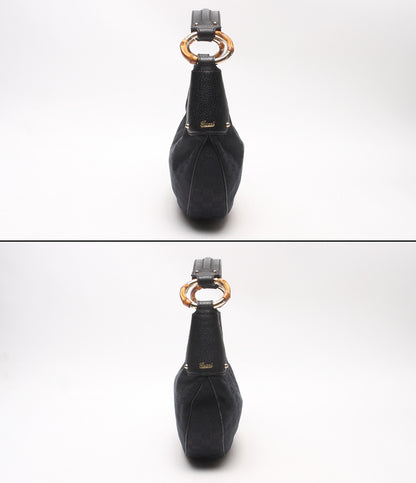 GUCCI ショルダーバッグ 肩掛け バンブー GGキャンバス ワンショルダー 137577 205011 レディース グッチ