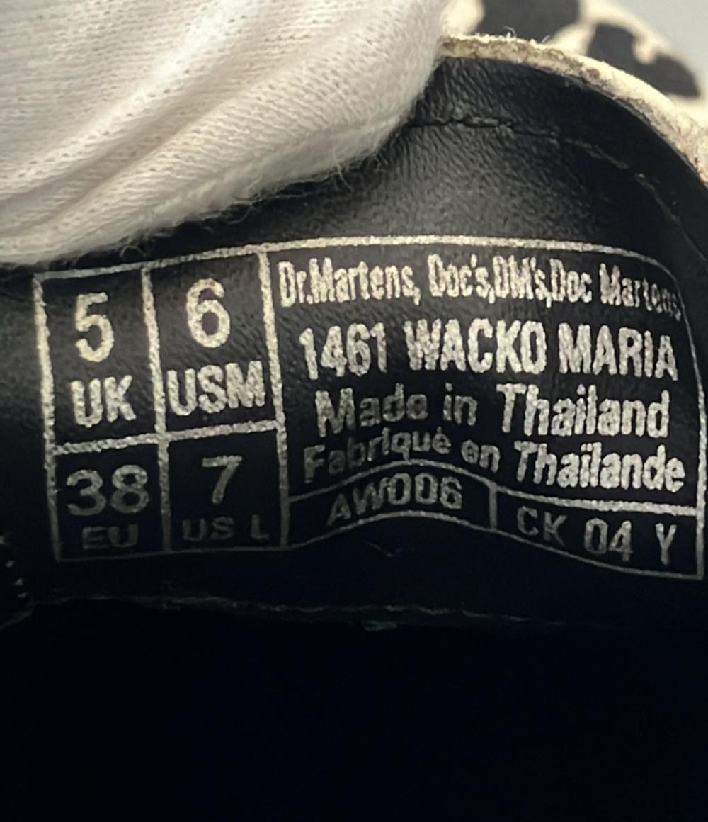 美品 Dr.Martens WACKO MARIA レースアップシューズ 31371009 レディース SIZE 7 (26cm) ドクターマーチン ワコマリア