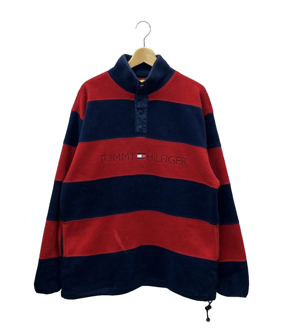 トミーヒルフィガー フロントボタンフリースプルオーバー メンズ SIZE M (M) TOMMY HILFIGER