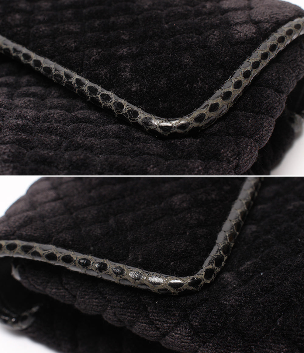BOTTEGA VENETA チェーンショルダーバッグ 肩掛け ベロア レディース ボッテガ・ヴェネタ