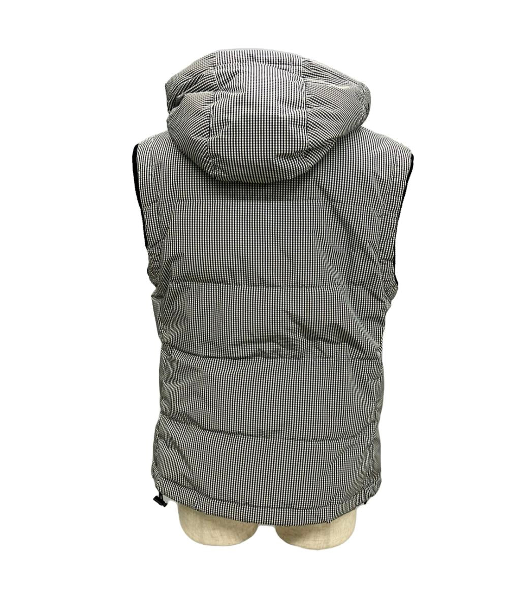 訳あり バーバリーブラックレーベル チェック柄ダウンベスト メンズ SIZE M (M) BURBERRY BLACK LABEL