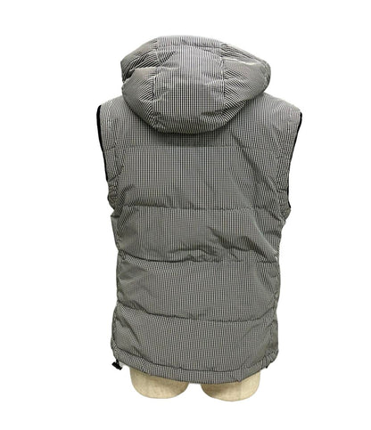 訳あり バーバリーブラックレーベル チェック柄ダウンベスト メンズ SIZE M (M) BURBERRY BLACK LABEL