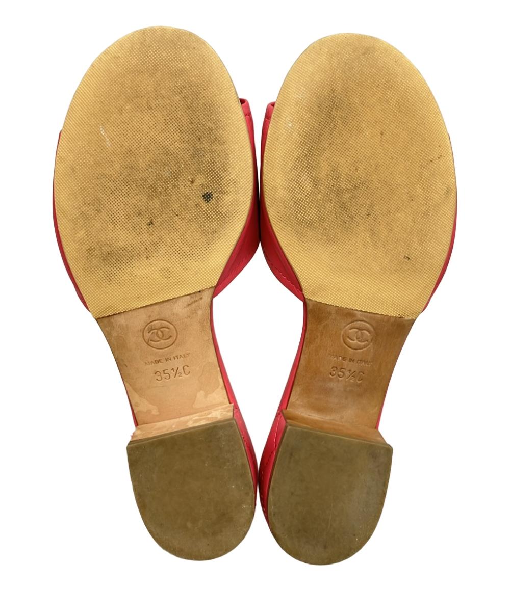 CHANEL ミュール サンダル マトラッセル レディース SIZE 35.5 23(cm) シャネル