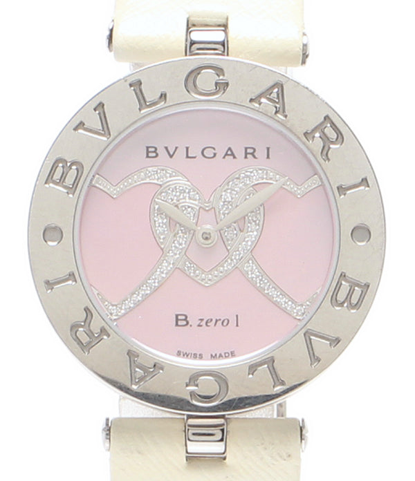 BVLGARI 腕時計 ビーゼロワン クオーツ ピンク BZ30S レディース ブルガリ