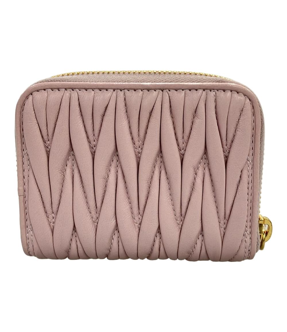美品 MiuMiu コインケース カードケース マテラッセ マトラッセ レディース ミュウミュウ