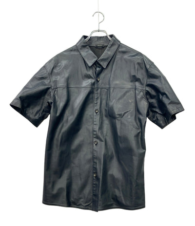 JIL SANDER 半袖シャツ レザー メンズ SIZE 50 (XL) ジルサンダー