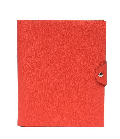 HERMES ノートカバー □R刻印 シルバー金具 ユリス ネオMM レディース メンズ エルメス
