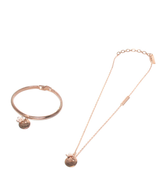 MARC JACOBS ネックレス バングル  フラワーモチーフ 花モチーフ 2点セット レディース マークジェイコブス