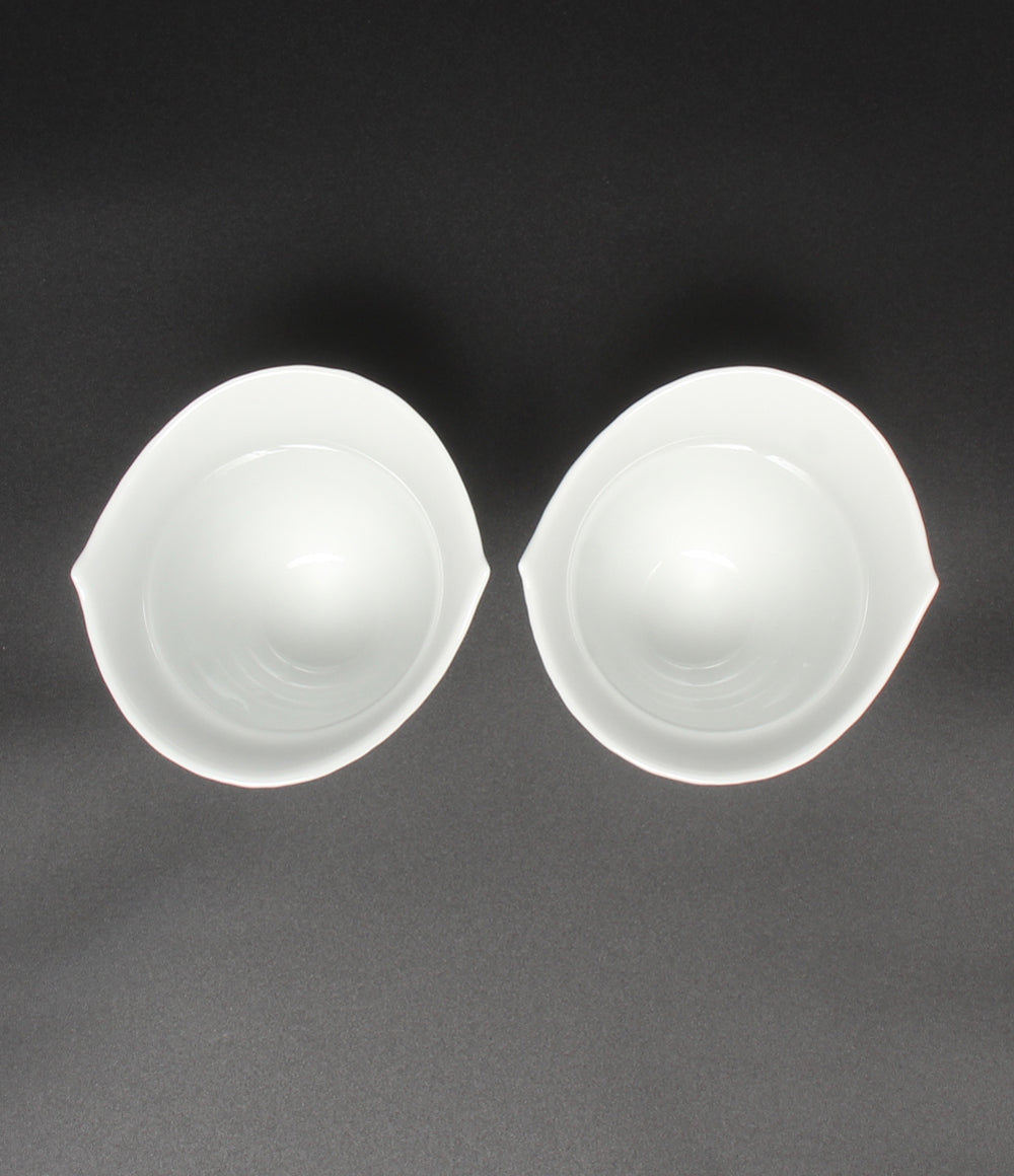 美品 Meissen フリーカップ タンブラー 2点セット ペア 波の戯れ マイセン