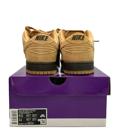 美品 NIKE ローカットスニーカー ウィート SB ダンク ロー プロ BQ6817-204 メンズ SIZE 27.5 (L) ナイキ