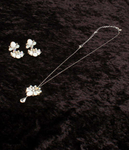 SWAROVSKI ネックレス ピアス 2点セット レディース スワロフスキー