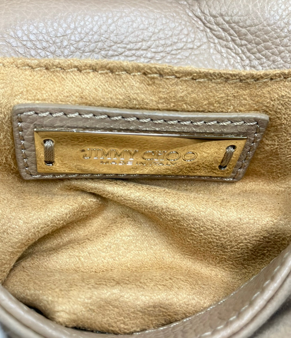 Jimmy Choo 2way ハンドバッグ ショルダーバッグ 斜め掛け ムートン レディース ジミーチュウ