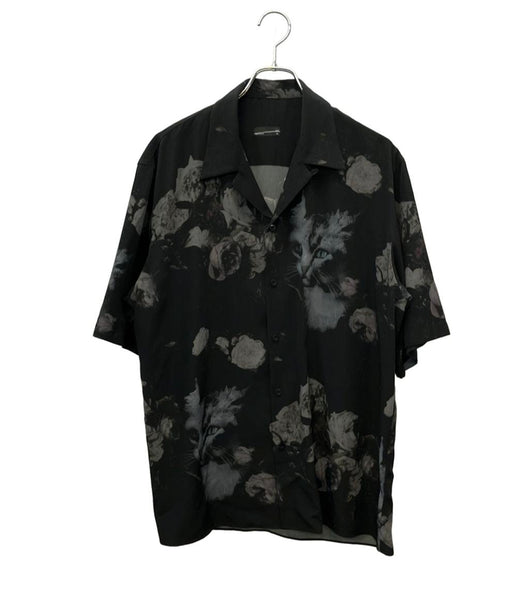 LAD MUSICIAN 半袖シャツ ローズ キャットオープンカラーシャツ 25SS