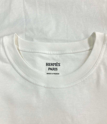 美品 エルメス 半袖 刺繍入りポケットTシャツ レディース SIZE 34 (S) HERMES
