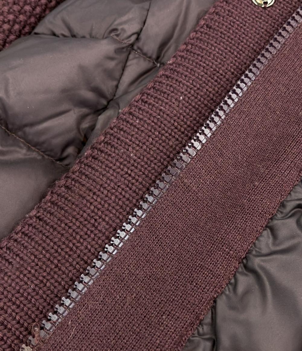 MONCLER ダウンジャケット ニット袖 レディース SIZE S モンクレール