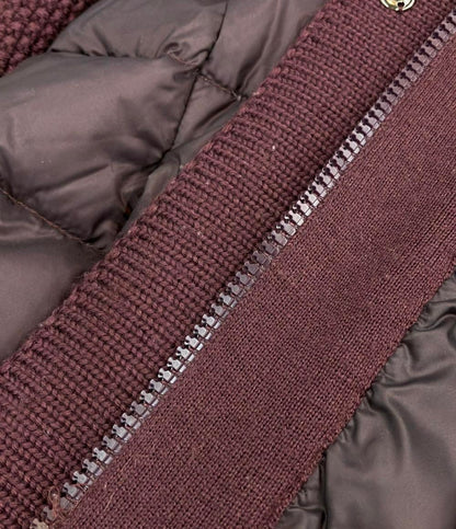 MONCLER ダウンジャケット ニット袖 レディース SIZE S モンクレール