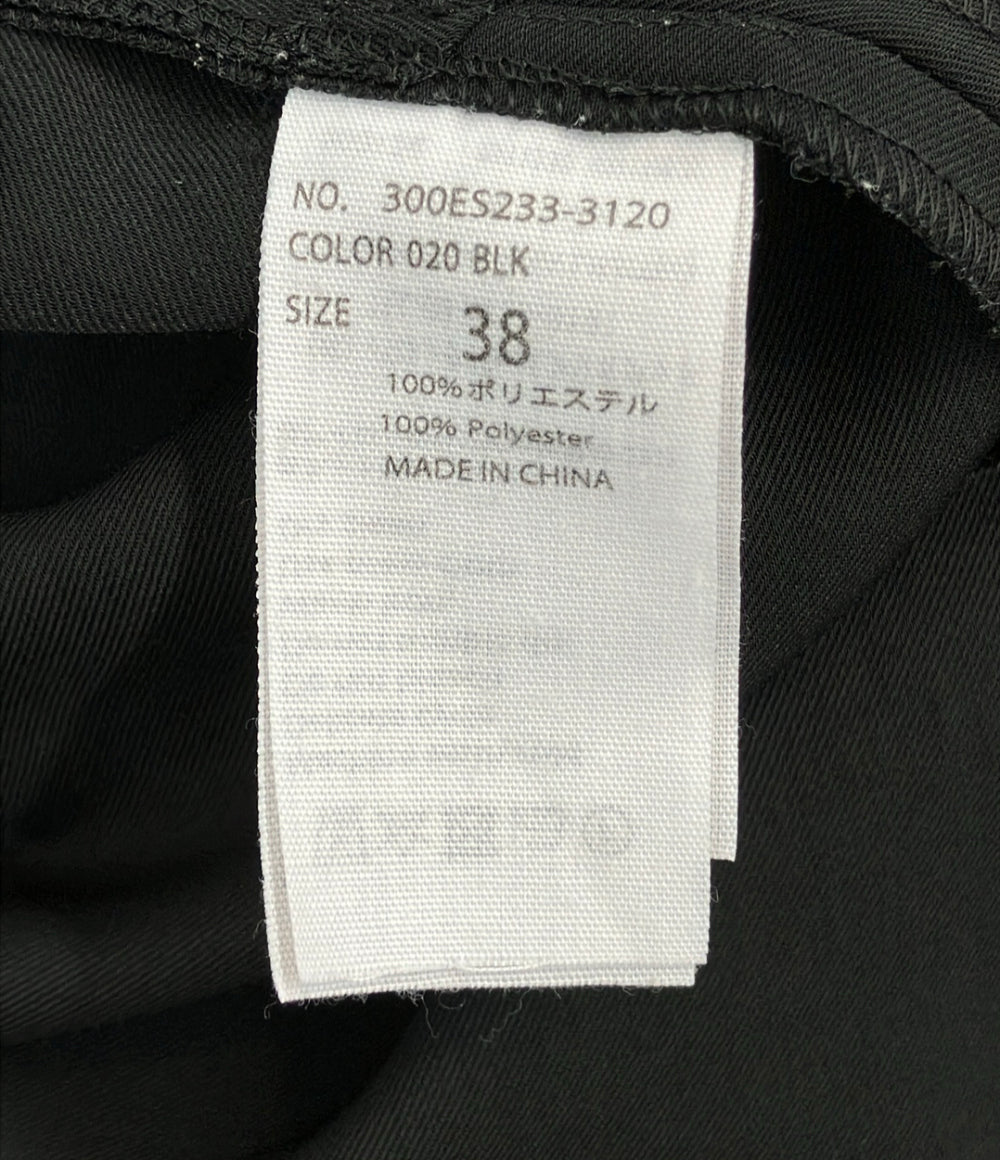 ENFOLD 半袖 コンフォータブル ツイル ビッグシルエット ドレス 300ES233-3120 レディース SIZE 38 エンフォルド