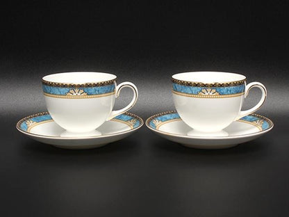 WEDGWOOD カップ＆ソーサー 2客セット ペア カーゾン CURZON ウェッジウッド