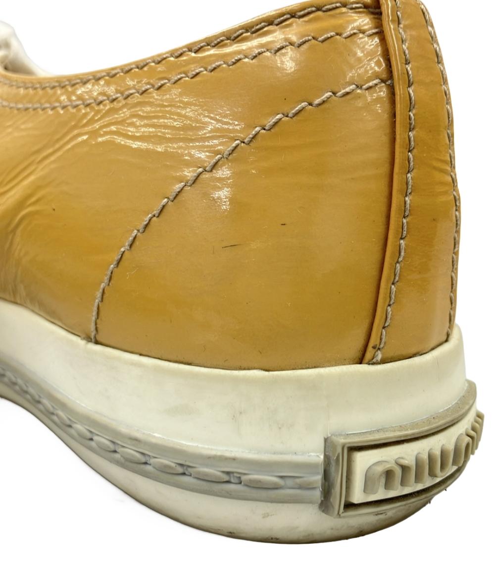 Miu Miu ローカットスニーカー 5E 8998 レディース SIZE 37 1/2 (24.5cm) ミュウ ミュウ