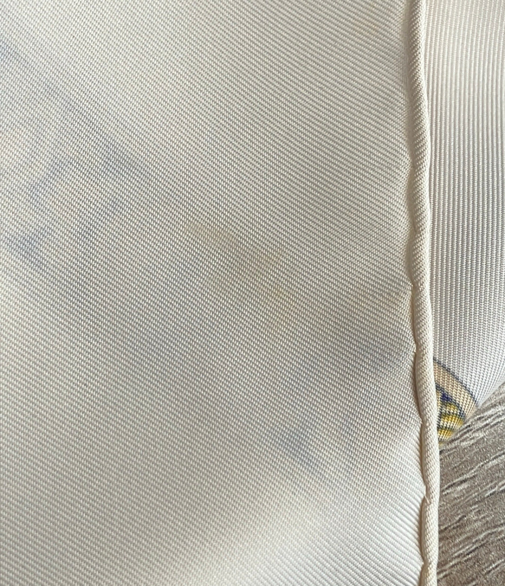 HERMES スカーフ カレ90 シルク100% 馬のリボン レディース エルメス