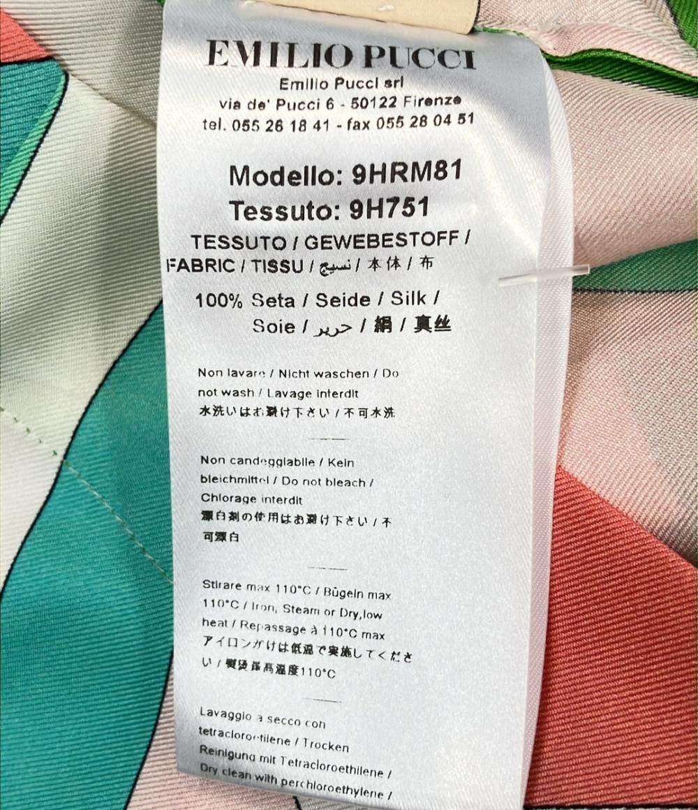 美品 Emilio Pucci 半袖ブラウス 9HRM81 レディース SIZE USA 2 (XS) エミリオ・プッチ