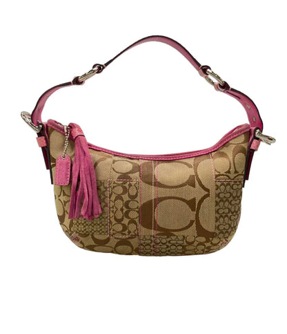COACH ショルダーバッグ 肩掛け パッチワーク シグネチャー 3680 レディース コーチ